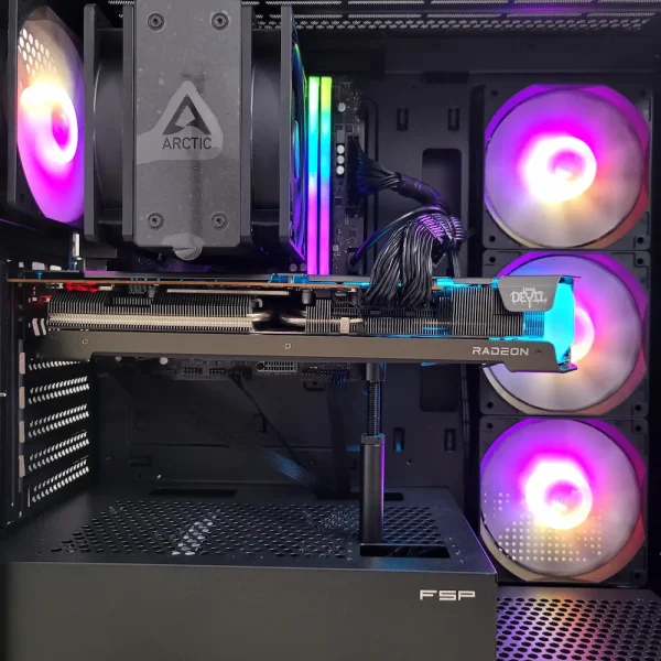 ASRock 5800X RX6700XT 16GB 512GB 750W Silný a spoľahlivý stroj, ktorý ponúka plynulý chod hier aj náročných úloh.