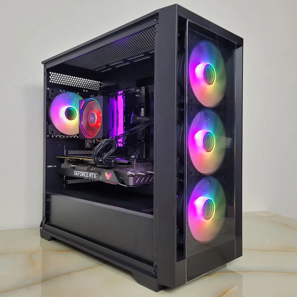 Herné PC A520 3600X RTX3070 16GB 1TB 650W Herné PC vám zaručí, že do herného sveta vstúpite bez zaváhania a s vizuálnym dychom berúcim výkonom.